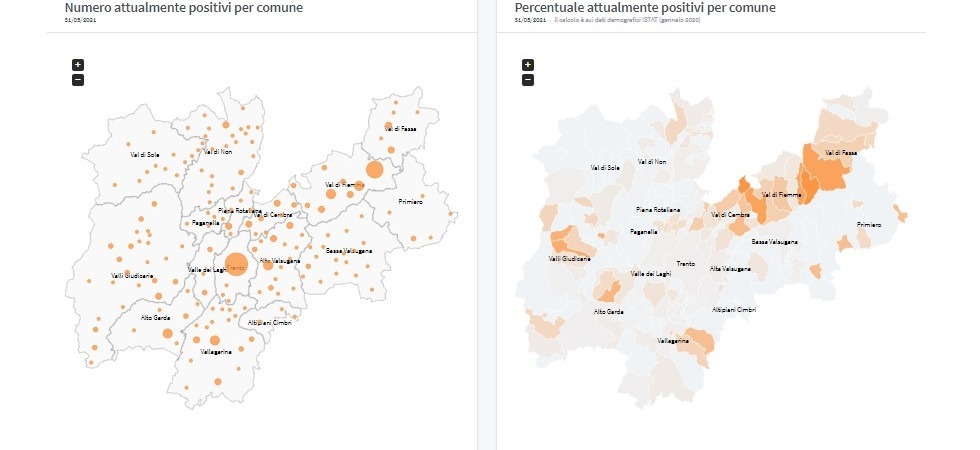 Coronavirus in Trentino, 2 casi a San Giovanni di Fassa e Moena